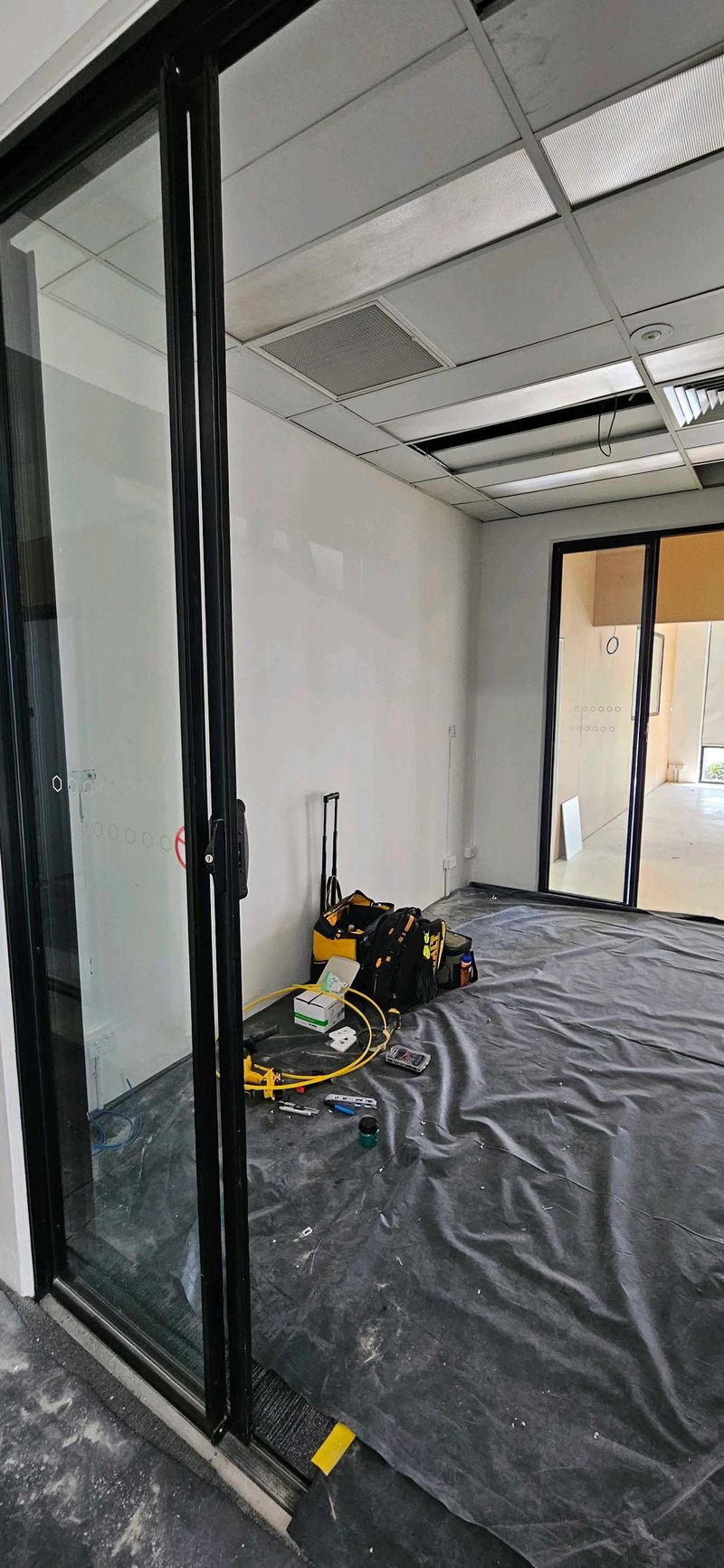 Completed office space after fit-out works